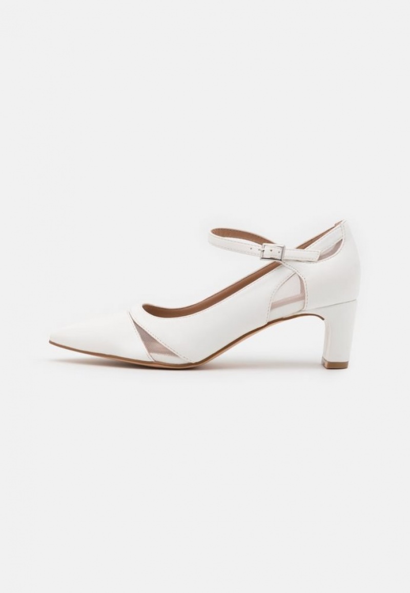 Anna Field Klassieke Heels Hakken Dames Wit | 6815-GVYQR