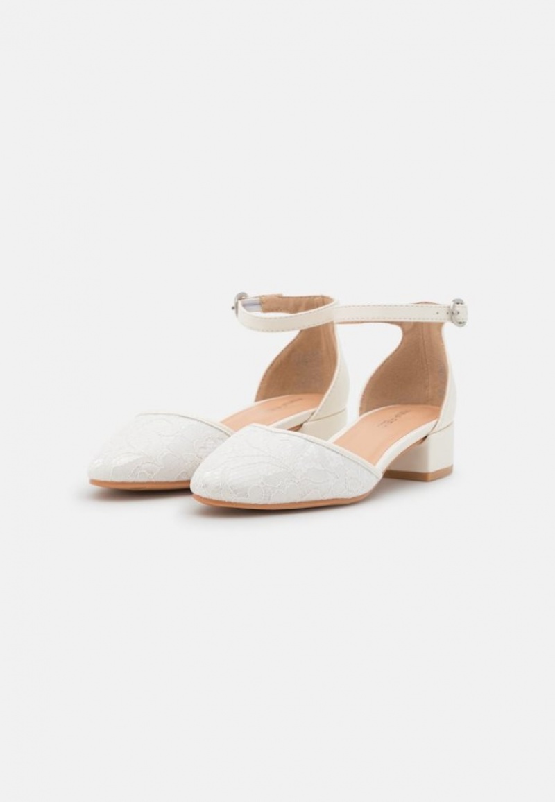 Anna Field Klassieke Heels Hakken Dames Wit | 5840-MDGRE