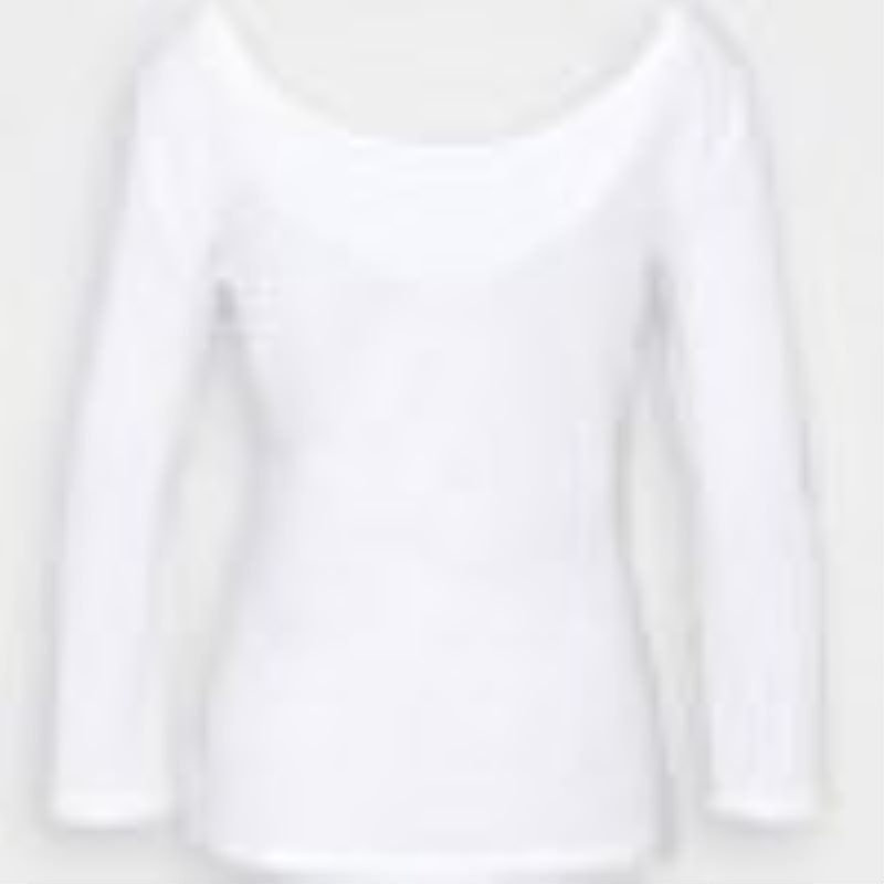 Anna Field Long Sleeved Top T-shirts Dames Wit | 4768-RAVTE