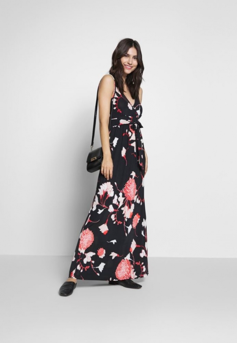 Anna Field Maxi Jurken Jurk Dames Zwart | 3782-QGPER