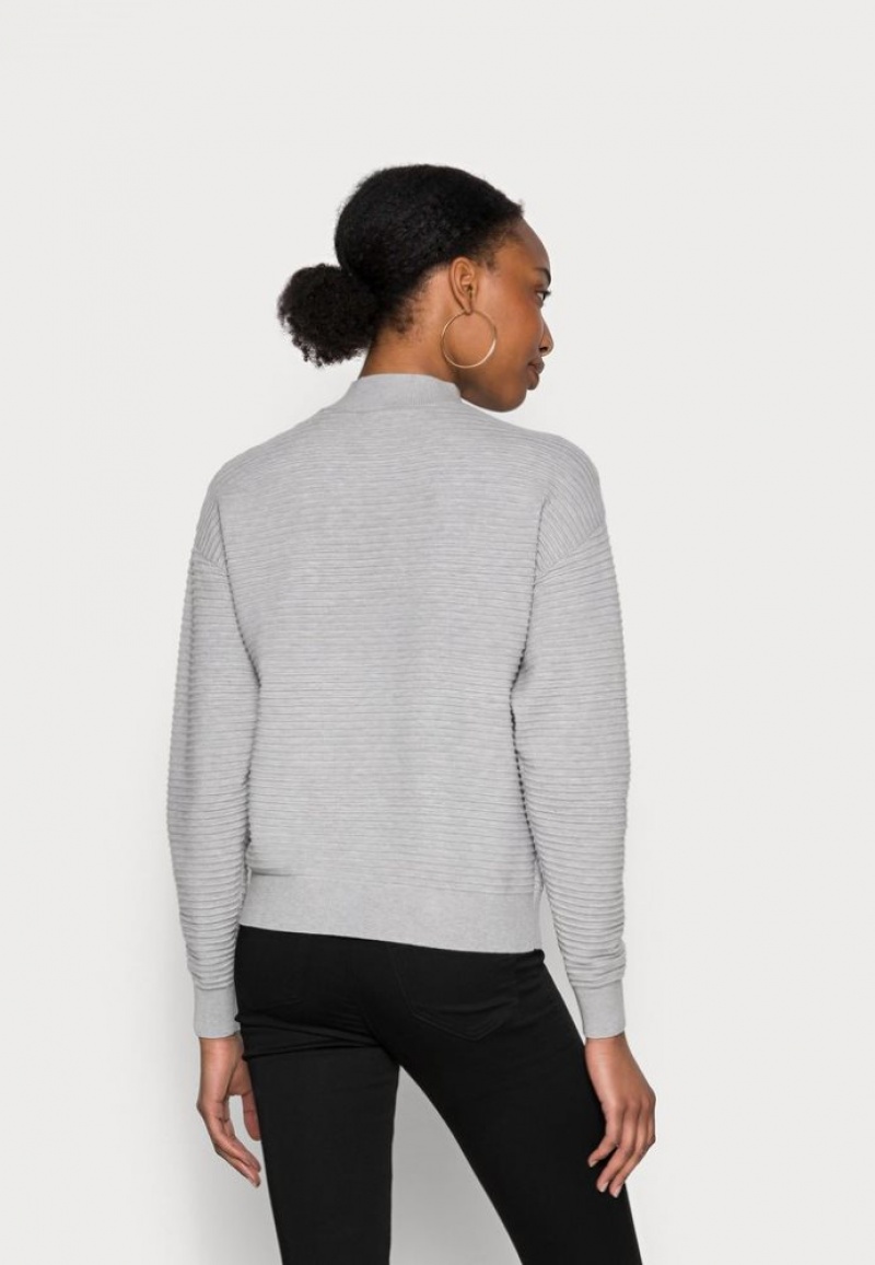 Anna Field Ottoman Jumper Jumper Pullover Dames Lichtgrijs | 3197-SIVNH