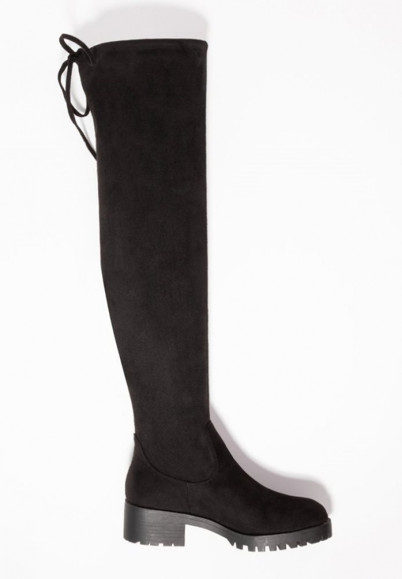 Anna Field Over The Knee Boots Laarzen Dames Zwart | 8950-BKZTD