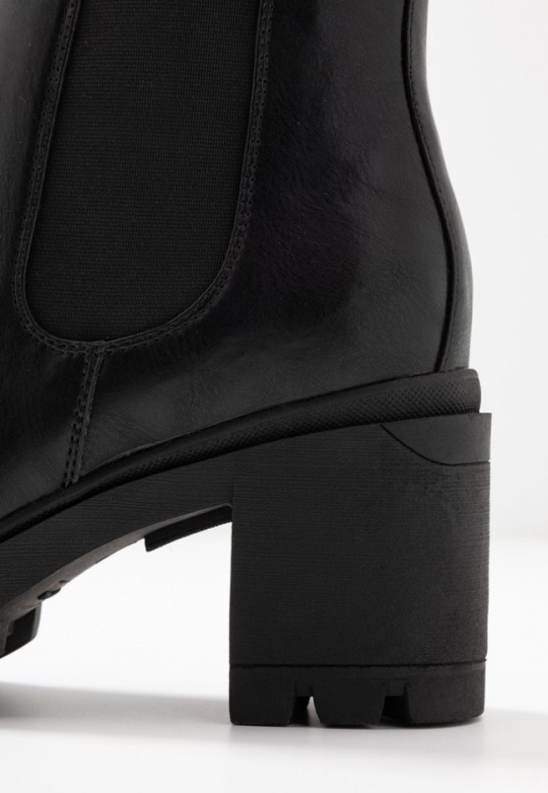 Anna Field Platform Ankle Boots Enkellaarzen Dames Zwart | 3906-GJMTN