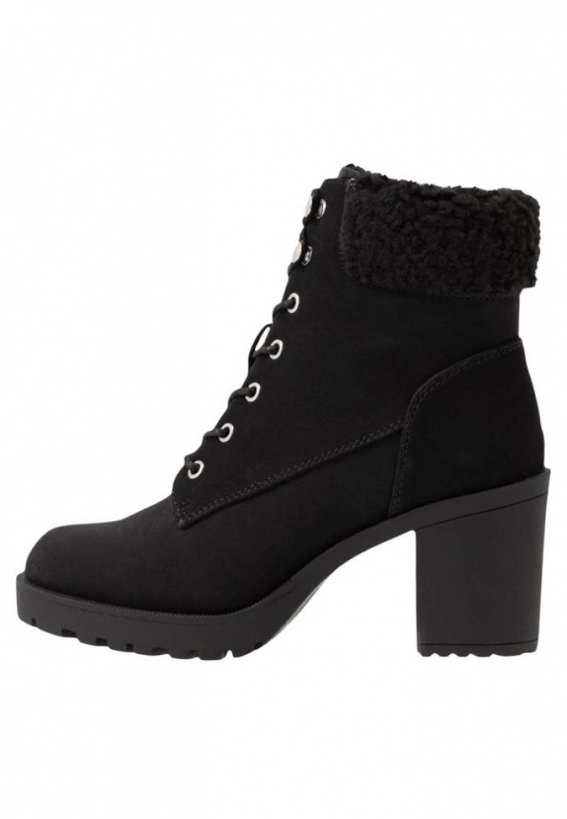 Anna Field Platform Ankle Boots Enkellaarzen Dames Zwart | 0978-BSOIY