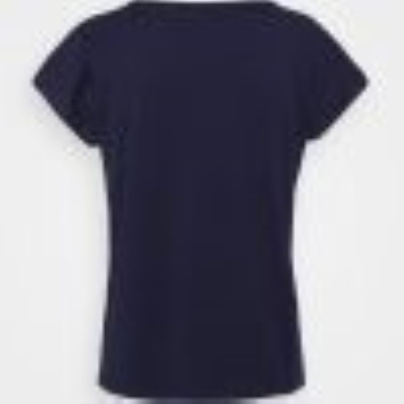 Anna Field Print T Shirt T-shirts Dames Donkerblauw | 1678-ONGUE