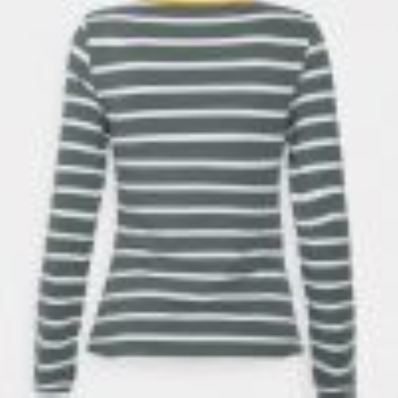 Anna Field Stripey Contrast Long Sleeved Top T-shirts Dames Lichtgroen | 7289-SMAOL