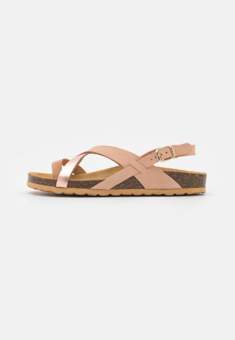 Anna Field T Bar Sandals Sandalen Dames Roze | 4981-MESRZ