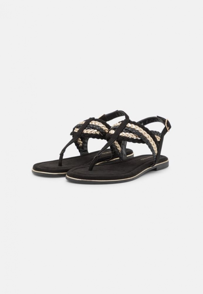 Anna Field T Bar Sandals Sandalen Dames Zwart | 3725-JKDFW