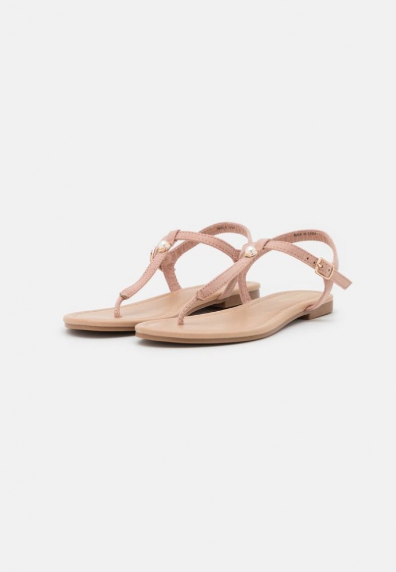 Anna Field T Bar Sandals Sandalen Dames Lichtroze | 3598-HAZBL