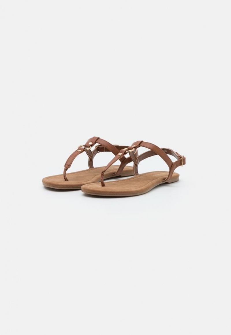 Anna Field T Bar Sandals Sandalen Dames Bruin | 2607-EWTHQ