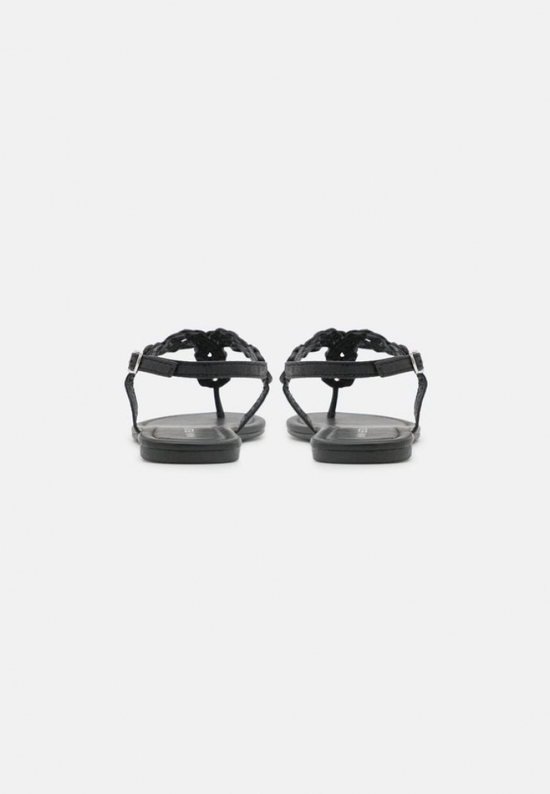 Anna Field T Bar Sandals Sandalen Dames Zwart | 1758-UOJGA