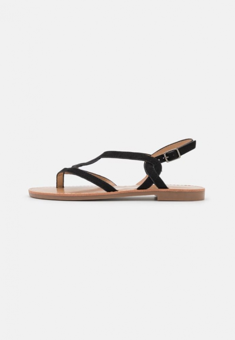 Anna Field T Bar Sandals Sandalen Dames Zwart | 0739-ZOQNI