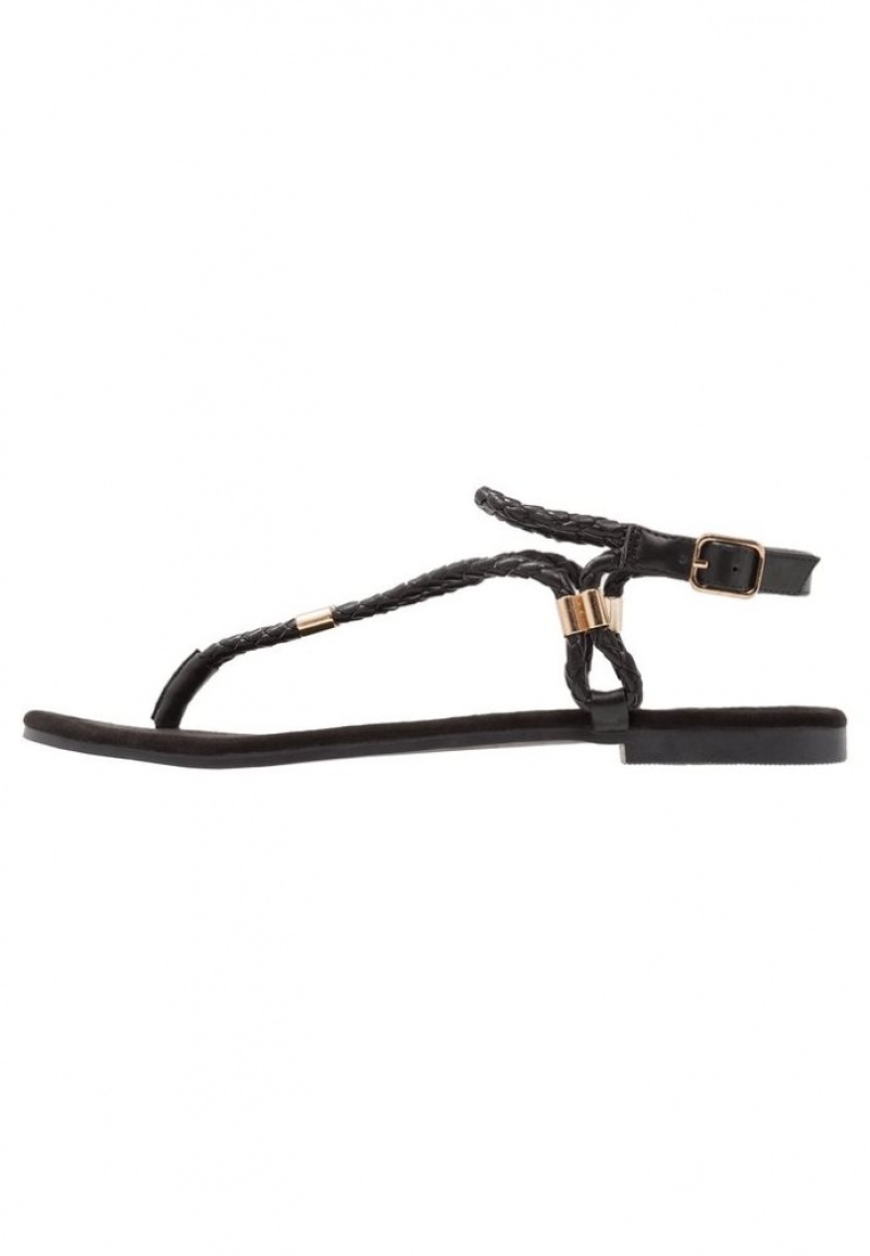 Anna Field T Bar Sandals Sandalen Dames Zwart | 8269-WTZDB