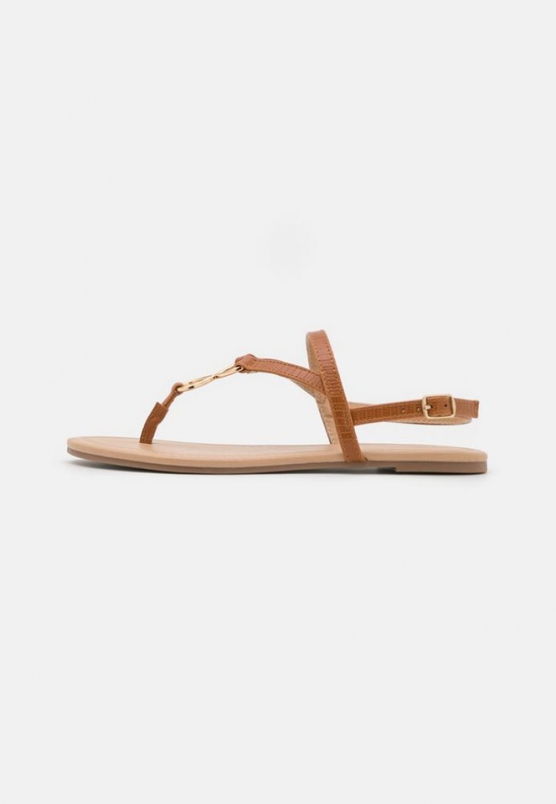 Anna Field T Bar Sandals Sandalen Dames Bruin | 7601-XDCQN