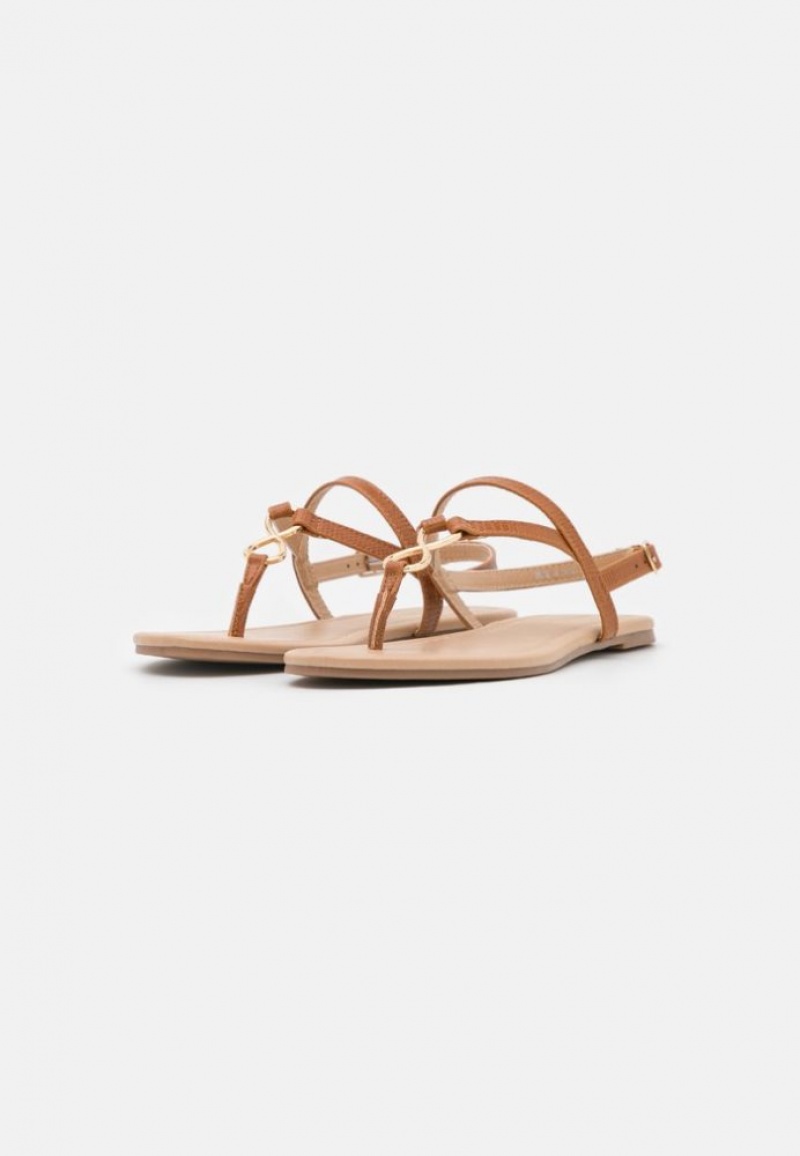 Anna Field T Bar Sandals Sandalen Dames Bruin | 7601-XDCQN