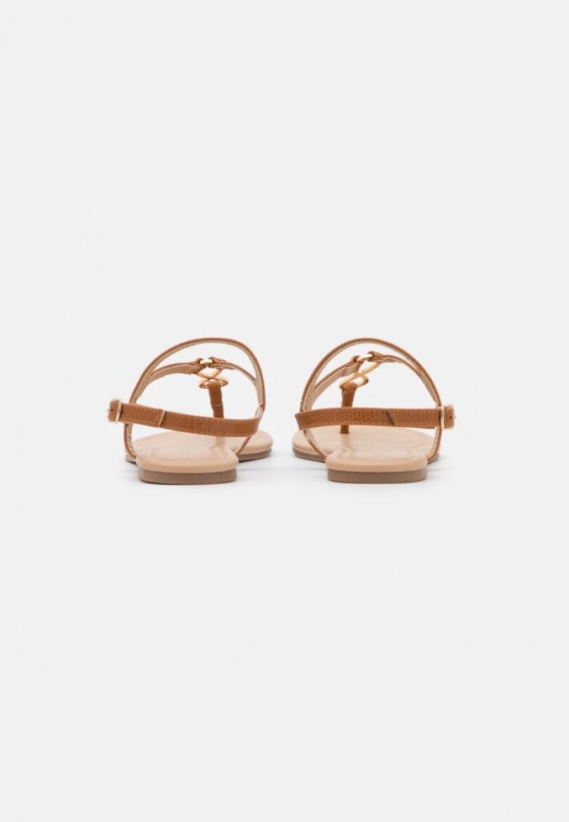 Anna Field T Bar Sandals Sandalen Dames Bruin | 7601-XDCQN