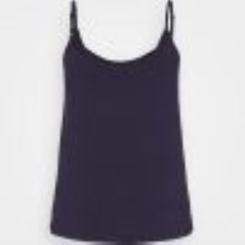 Anna Field Top T-shirts Dames Donkerblauw | 9123-YFWDP