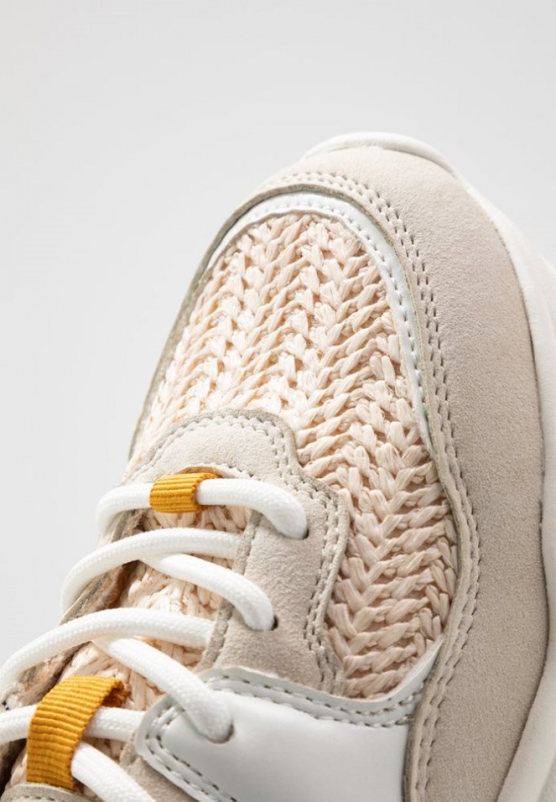 Anna Field Trainers Sneakers Dames Beige | 7293-LMBUR