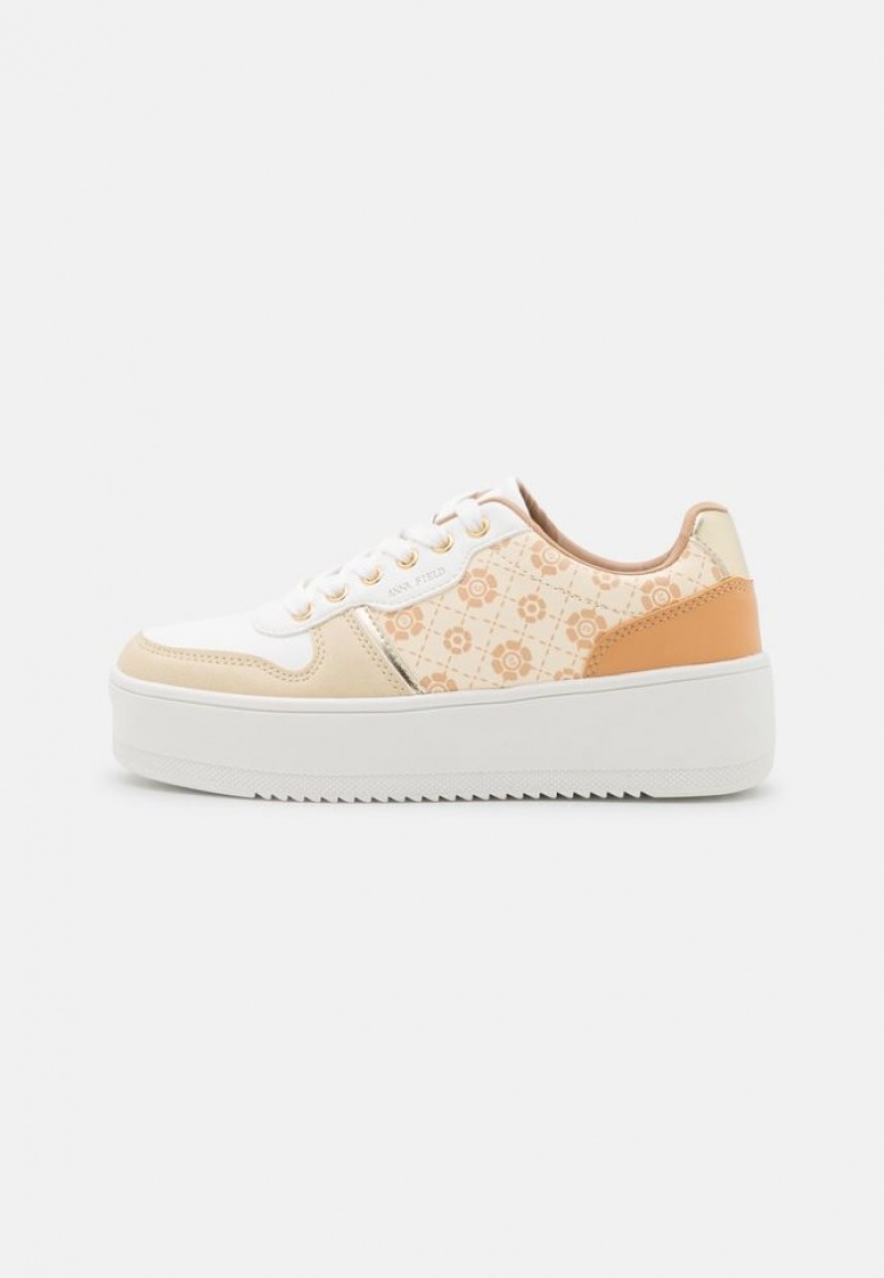 Anna Field Trainers Sneakers Dames Beige | 5782-UCQJE