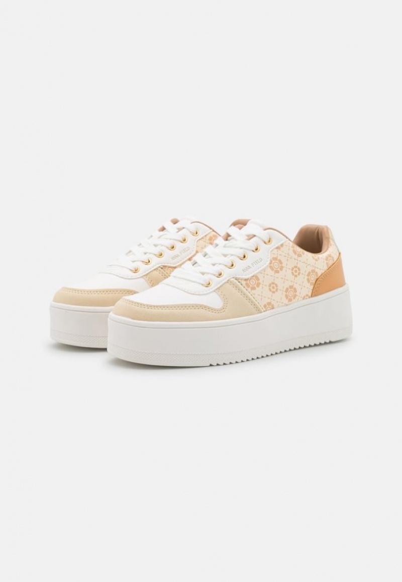 Anna Field Trainers Sneakers Dames Beige | 5782-UCQJE