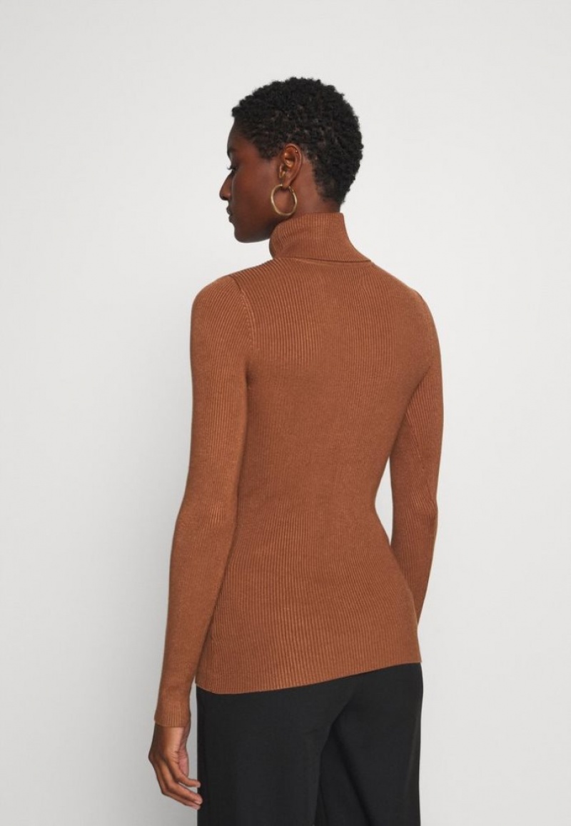 Anna Field Turtle Neck Jumper Pullover Dames Bruin | 0371-DTYZW