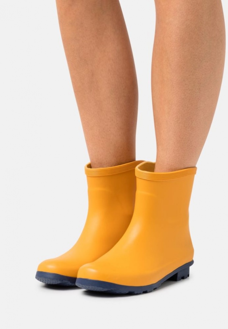 Anna Field Wellies Enkellaarzen Dames Geel | 1463-CMWIJ