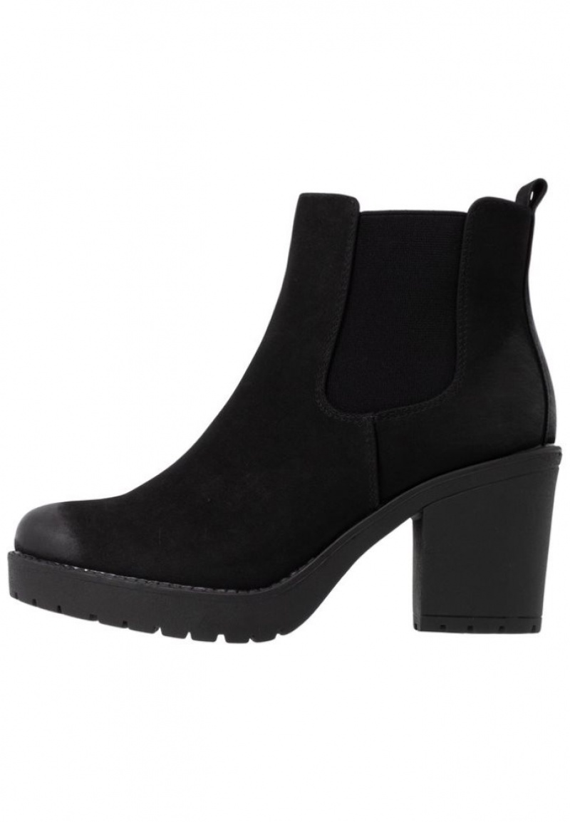 Anna Field Winter Booties Ankle Boots Enkellaarzen Dames Zwart | 8139-ZCQYL