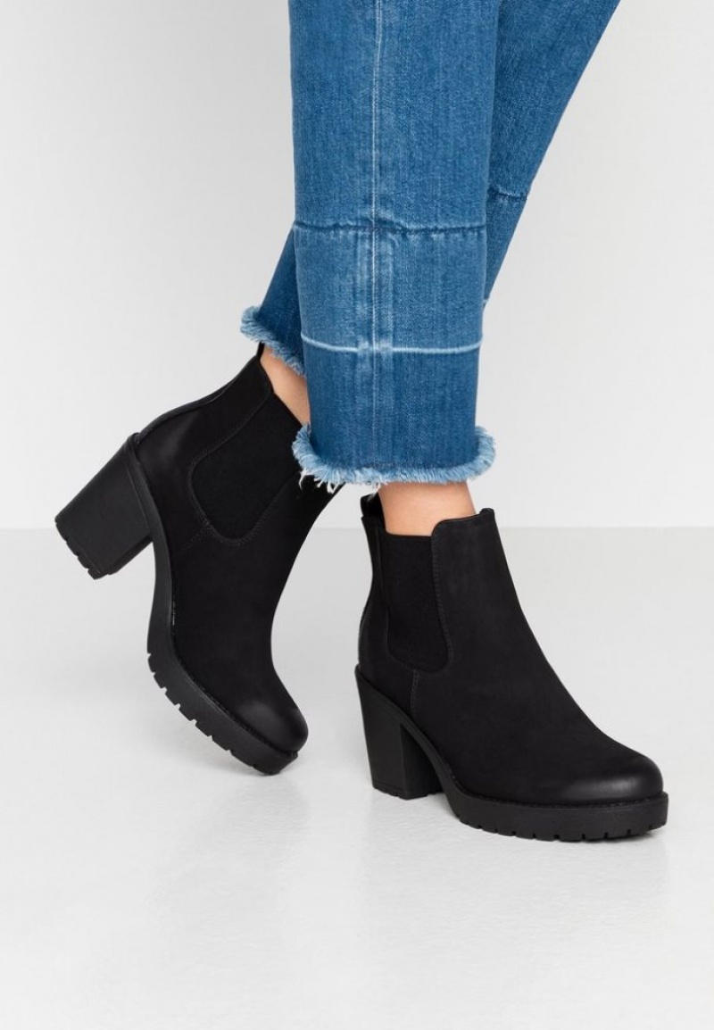 Anna Field Winter Booties Ankle Boots Enkellaarzen Dames Zwart | 8139-ZCQYL