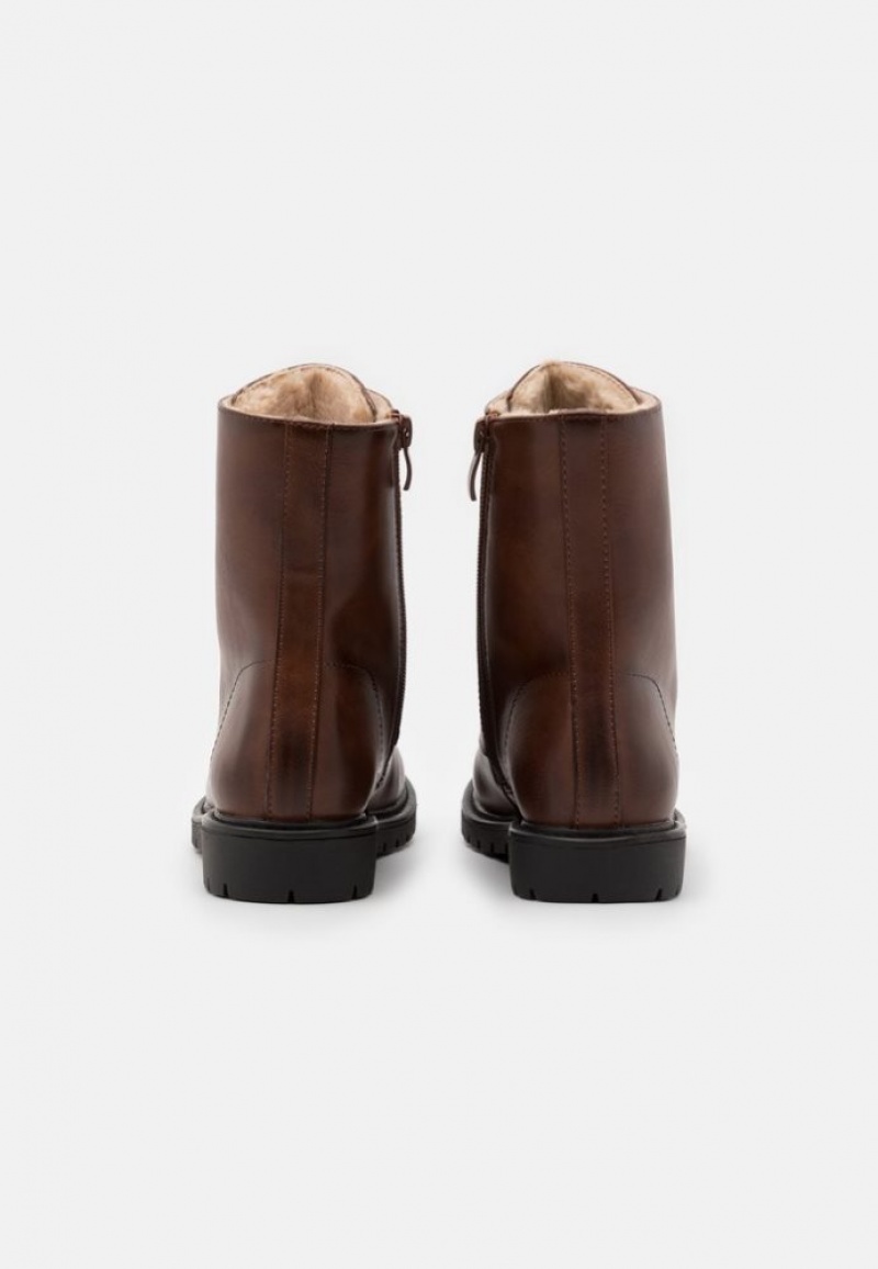 Anna Field Winter Booties Winter Boots Enkellaarzen Dames Bruin | 7051-HEKRG